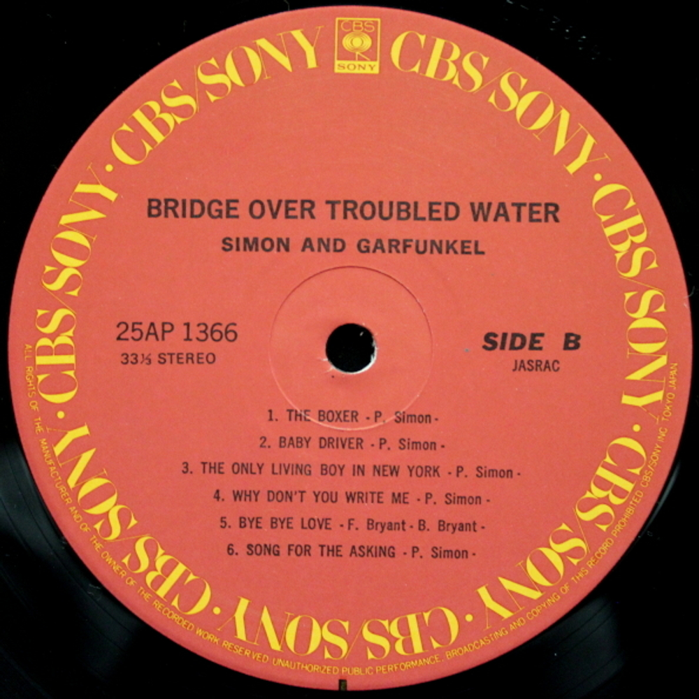 Simon And Garfunkel / Bridge Over Troubled Water (LP)