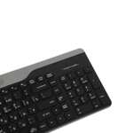 Клавиатура A4Tech Fstyler FBK25, USB, беспроводная, BT/Radio, slim Multimedia, черный-серый