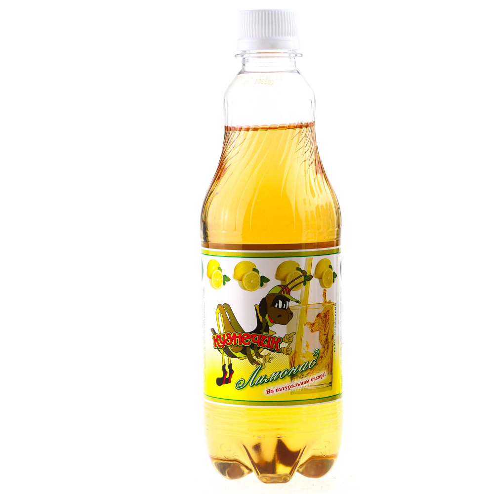 Напиток Кузнечик лимонад газированный б/а 1,5 л в ассортименте