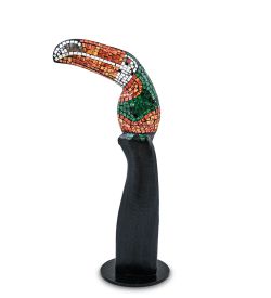 Decor and Gift 23-029-03 Н-р статуэток из трех «Тукан» дерево+стекл.мозаика (50,40,30 см)