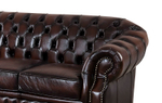 Диван B-128 (3-х местный) коричневый
