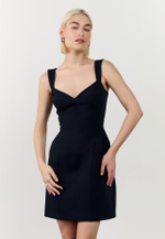 Платье мини с чашечками