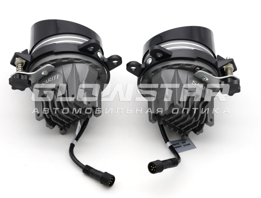 Светодиодные ПТФ Sariti N5 Blue Lens, 3.0 дюйма, 12V, 45/786W, 6000K, крепление Toyota/Lexus (комплект, 2шт)