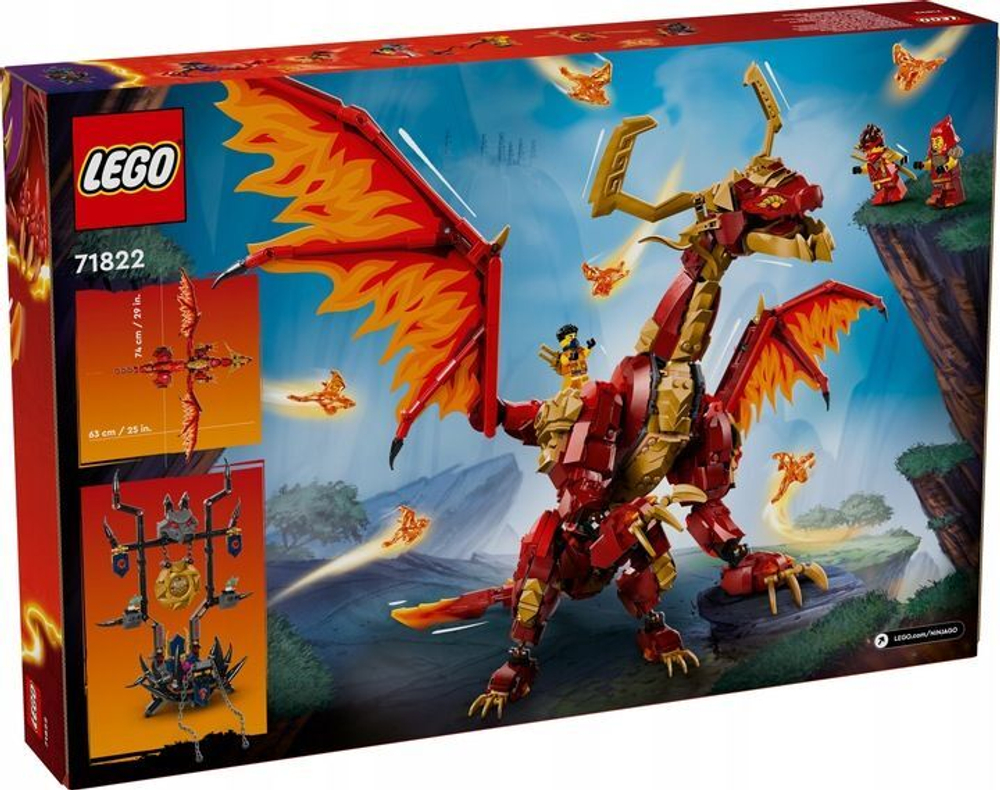 Конструктор LEGO Ninjago - Источник движения дракона - Лего Ниндзяго 71822  купить в Москве | Доставка по России.