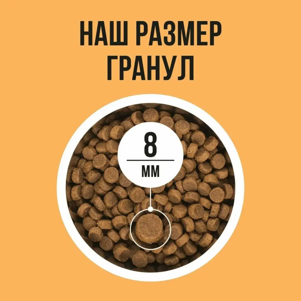 Сухой корм BOWL WOW для кошек с чувствительным пищеварением с индейкой, курицей и тыквой