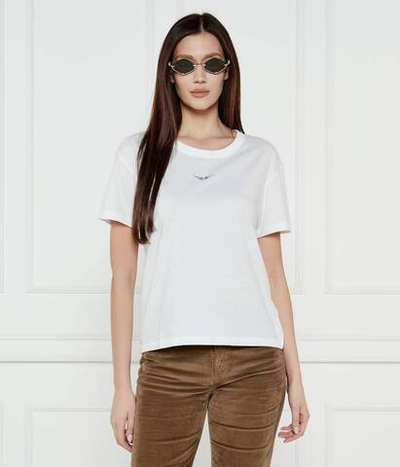 Футболка MARTA WINGS STRASS Zadig&Voltaire - белый(JWTS01669)