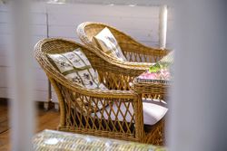 Сицилия, плетеный стул из искусственного ротанга, цвет соломенный