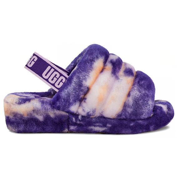 Ugg Fluff Yeah Slide Marble 'Purple Red'