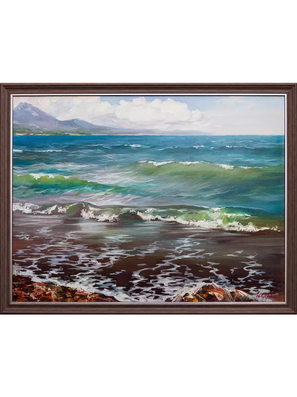 Картина маслом "Море" Щербак
