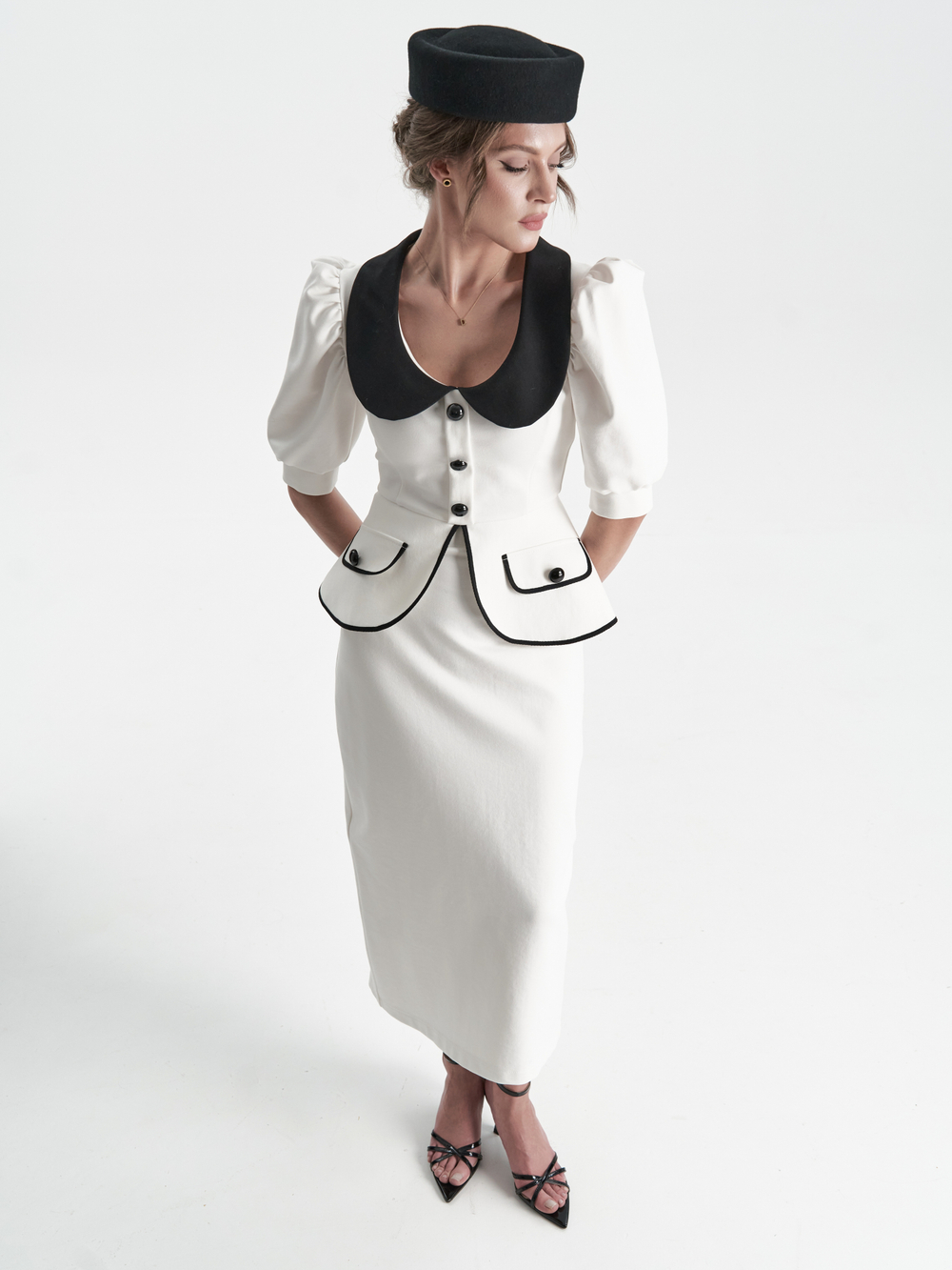 Жакет «Жена Президента» в белом оттенке