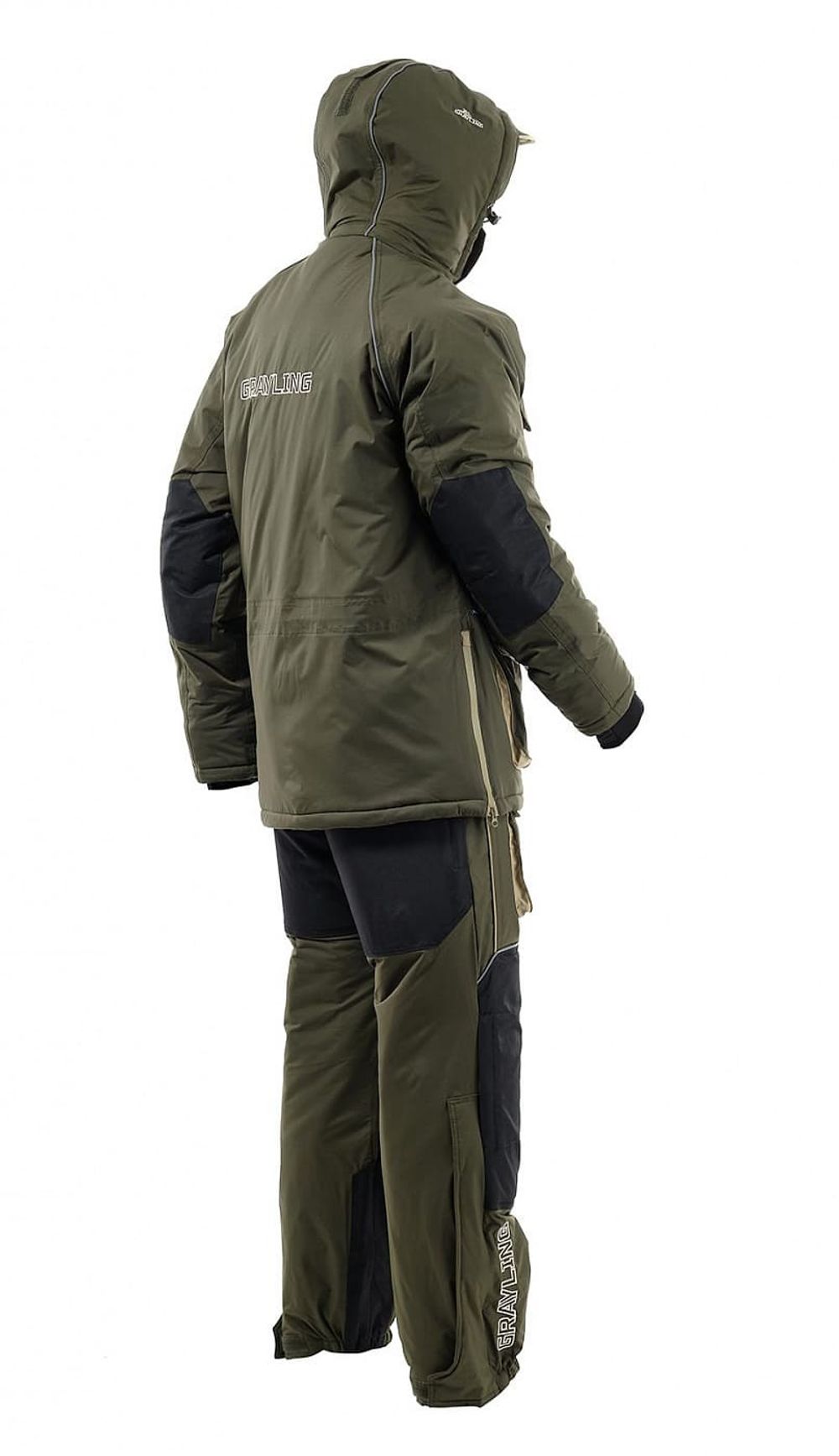 Зимний костюм "Камчатка" (таслан, хаки), GRAYLING, Novatex