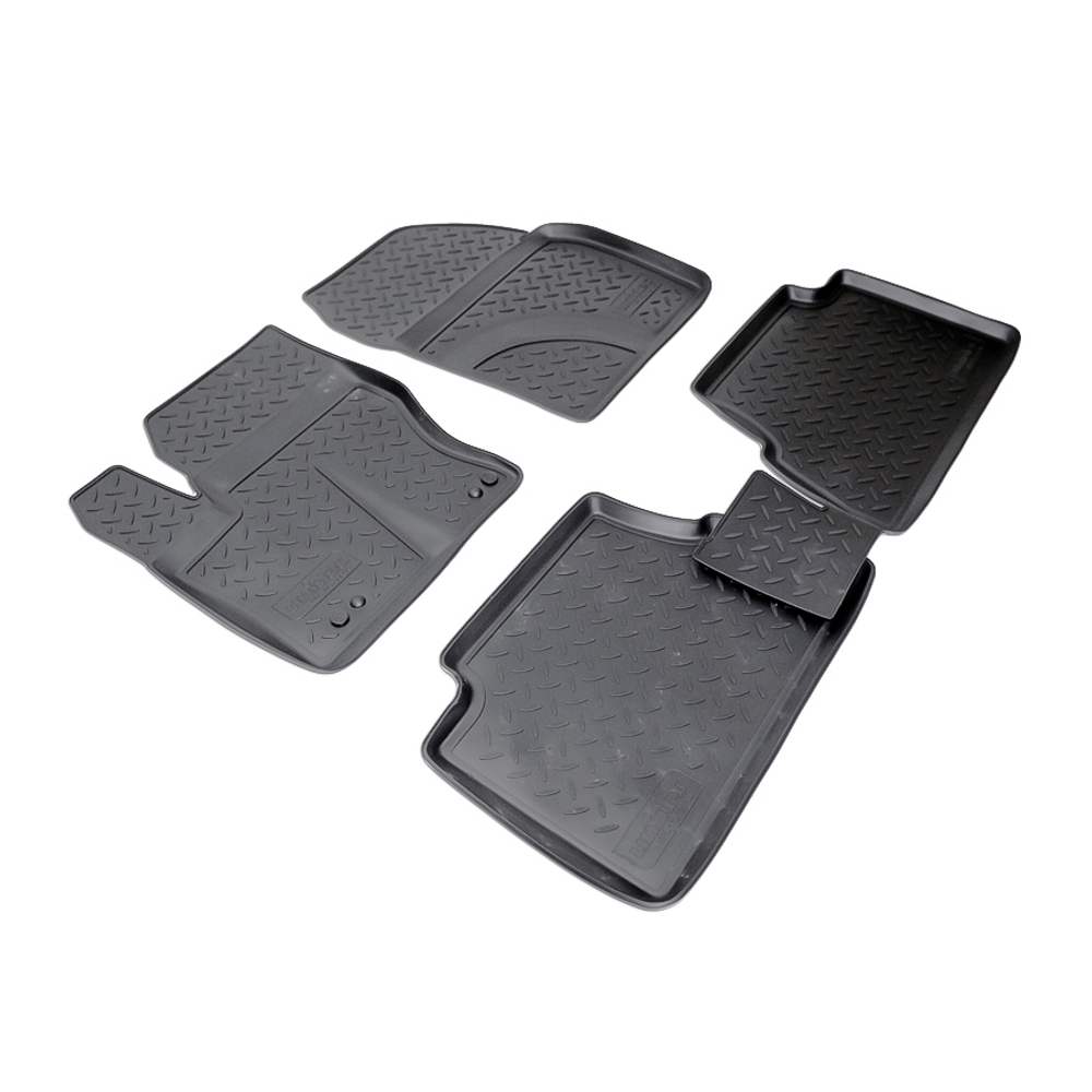 Ковры в салон Norplast/Unidec для Ford C-Max в кузове DXA (2010-)Полиуретан,Черный, арт.NPL-Po-22-06