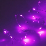 Гирлянда для дома НИТЬ «Льдинка» 5 м 50 ламп LED, 8 реж,IP-20, Фиолетовый