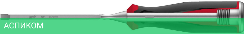 Стамеска Milwaukee 4932479892 1/4"