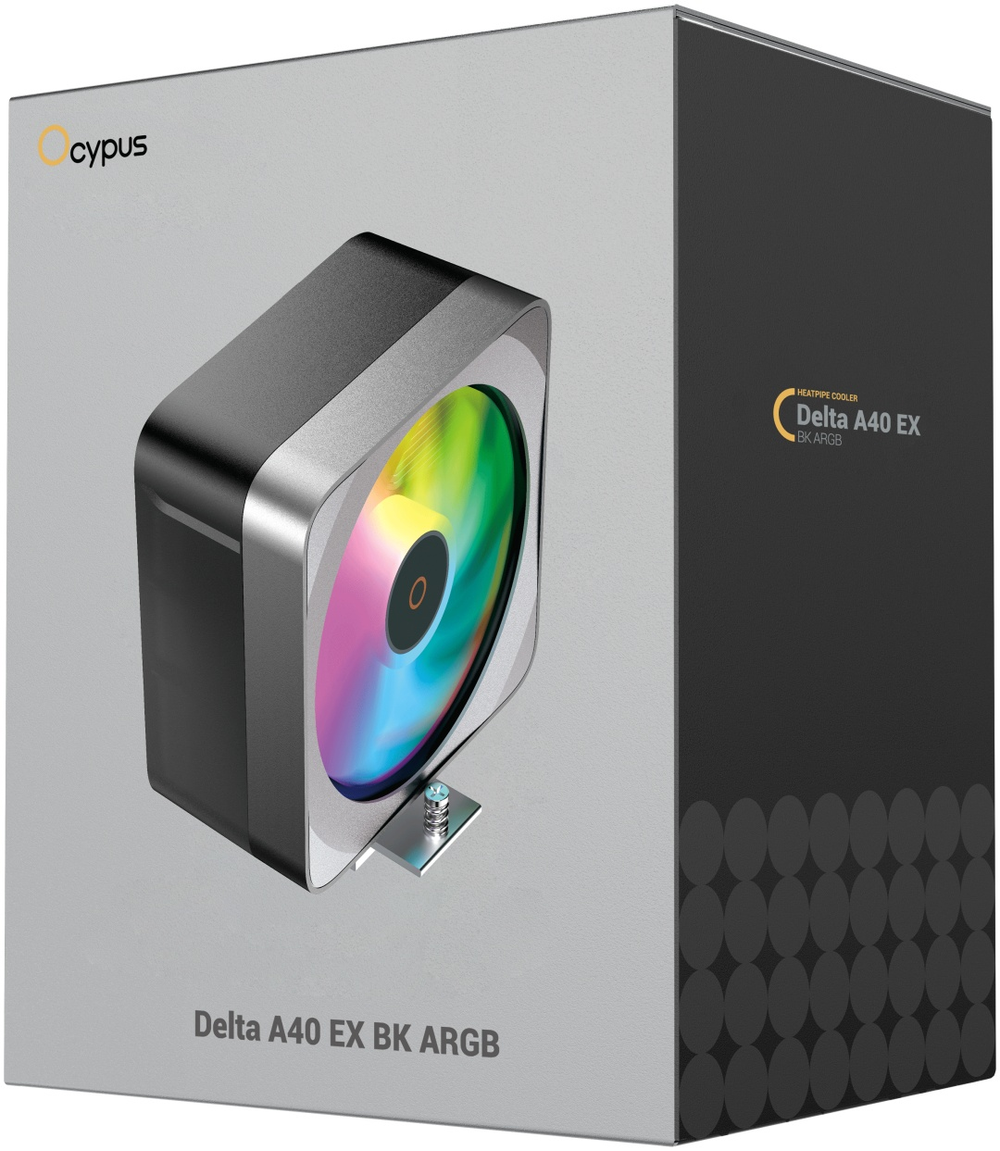 Ocypus Delta A40 EX BK ARGB, Delta-A40-BK1NAWN00E-GL черный