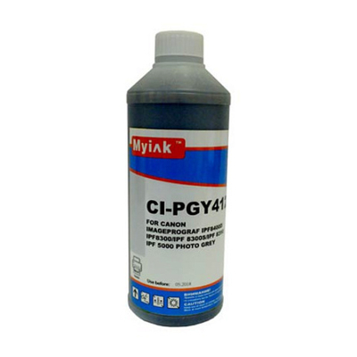 Чернила MyInk CI-PGY412 для CANON imagePROGRAF iPF5000/iPF9000/iPF8400/iPF9400 (1л, Dye) photo grey