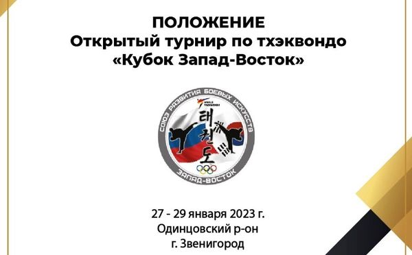 Открытый турнир по тхэквондо ВТ &quot;Кубок Запад-Восток&quot;