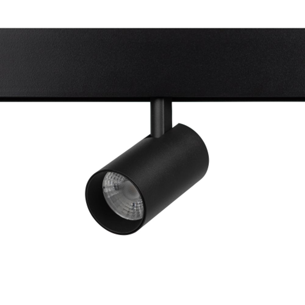 Магнитный трековый светильник ЭРА TRM20-6-7W4K BK светодиодный 7Вт 4000К черный | Магнитные трековые светильники