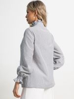 Блуза Санти (бело-серая) Б15622-54М LT Collection