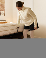 Кровать c подъемным механизмом Nahiri 160x200 серая