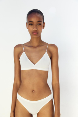 ZARA ТРУСЫ БЕЗ ШВОВ, БЕЛЫЙ