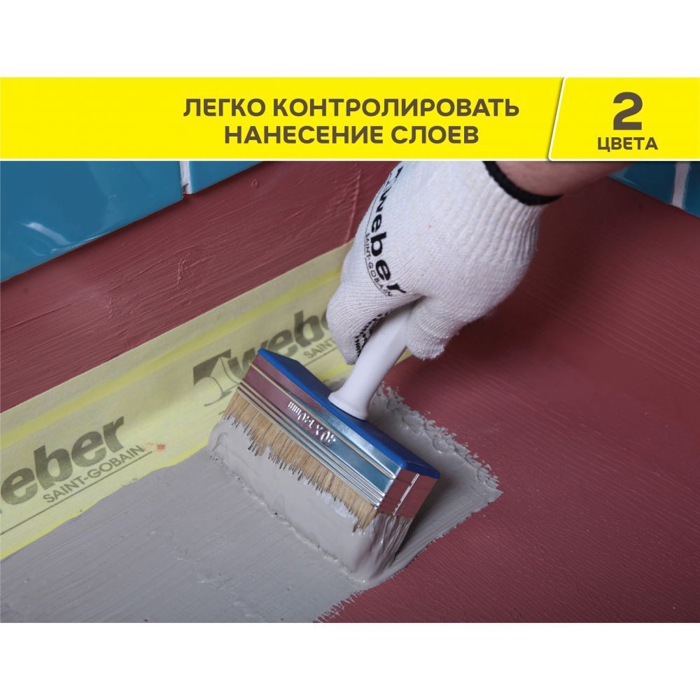 Гидроизоляция готовая Ветонит Тек 822 серая (4кг)