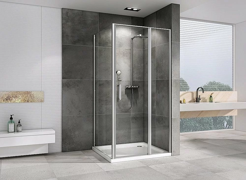Душевой уголок ABBER Sonnenstrand AG04130S-S85 130x85 стекло прозрачное/профиль хром
