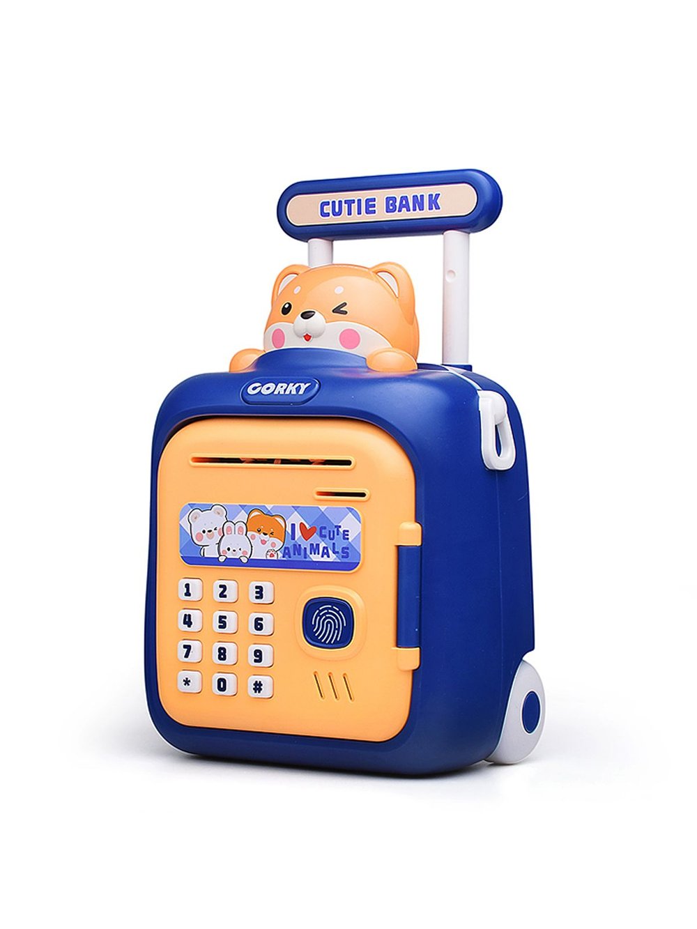 Игрушка Копилка Чемодан с рисунком мишка (33825)