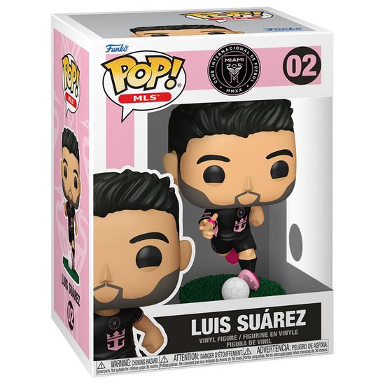 Фигурка Funko POP! MLS Inter Miami Luis Suarez (away) (02) 88618 / Фигурка Фанко ПОП! в виде футболиста клуба MLS "Интер Майами", Луис Суарес