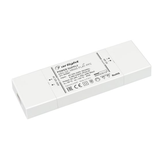 Блок питания ARV-SP-48060-FLAT-PFC (48V, 1.25A, 60W) Arlight 052081