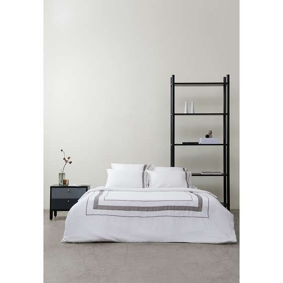 Тумба прикроватная saga, hordur, 55х40х50 см, черная