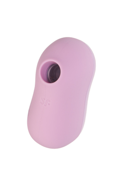 Вакуум-волновой бесконтактный стимулятор клитора Satisfyer Cotton Candy, силикон, фиолетовый, 8,6 см