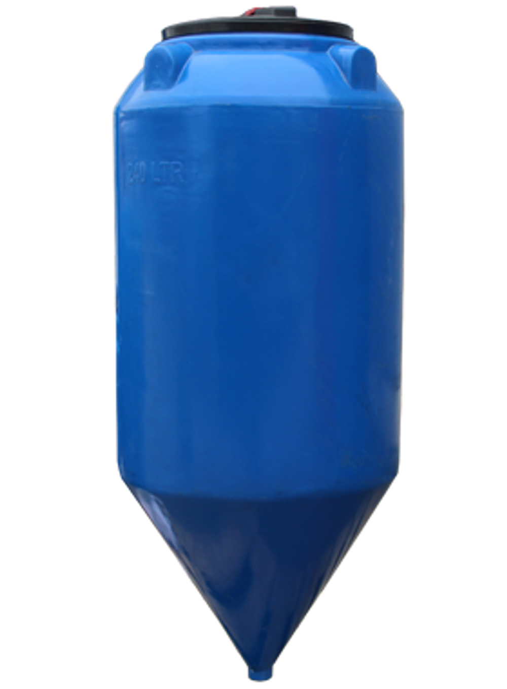 Ёмкость пластиковая пищевая STERH CONE 240 л. конусная (63x63x138см;синий) - арт.555100