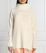 Хлопковый свитер Marc Cain - кремовый (TS 41.16 M75)