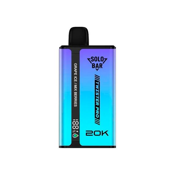 SOLOBAR Twister Pro 20K - Grape Ice / Mix Berries (2% nic)