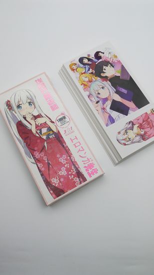 Набор открыток, карточек и наклеек "Эроманга-сэнсэй / Eromanga-sensei", 188 предметов