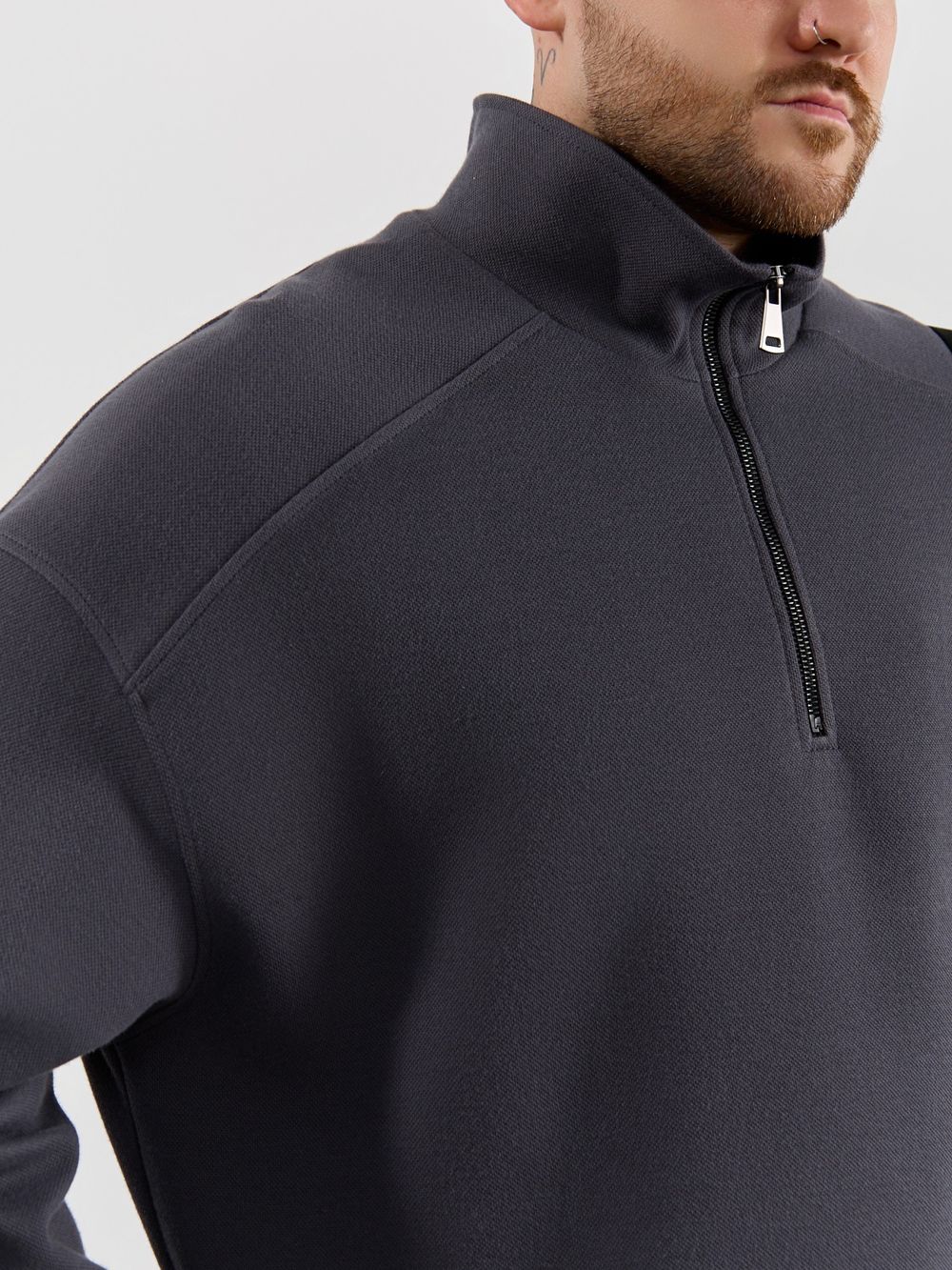 Толстовка мужская Интер-1 Виотекс ГРАФИТОВЫЙ