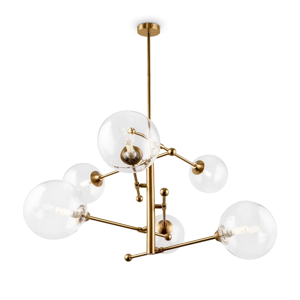 Люстра на штанге Freya MADDISON FR5115PL-06BZ