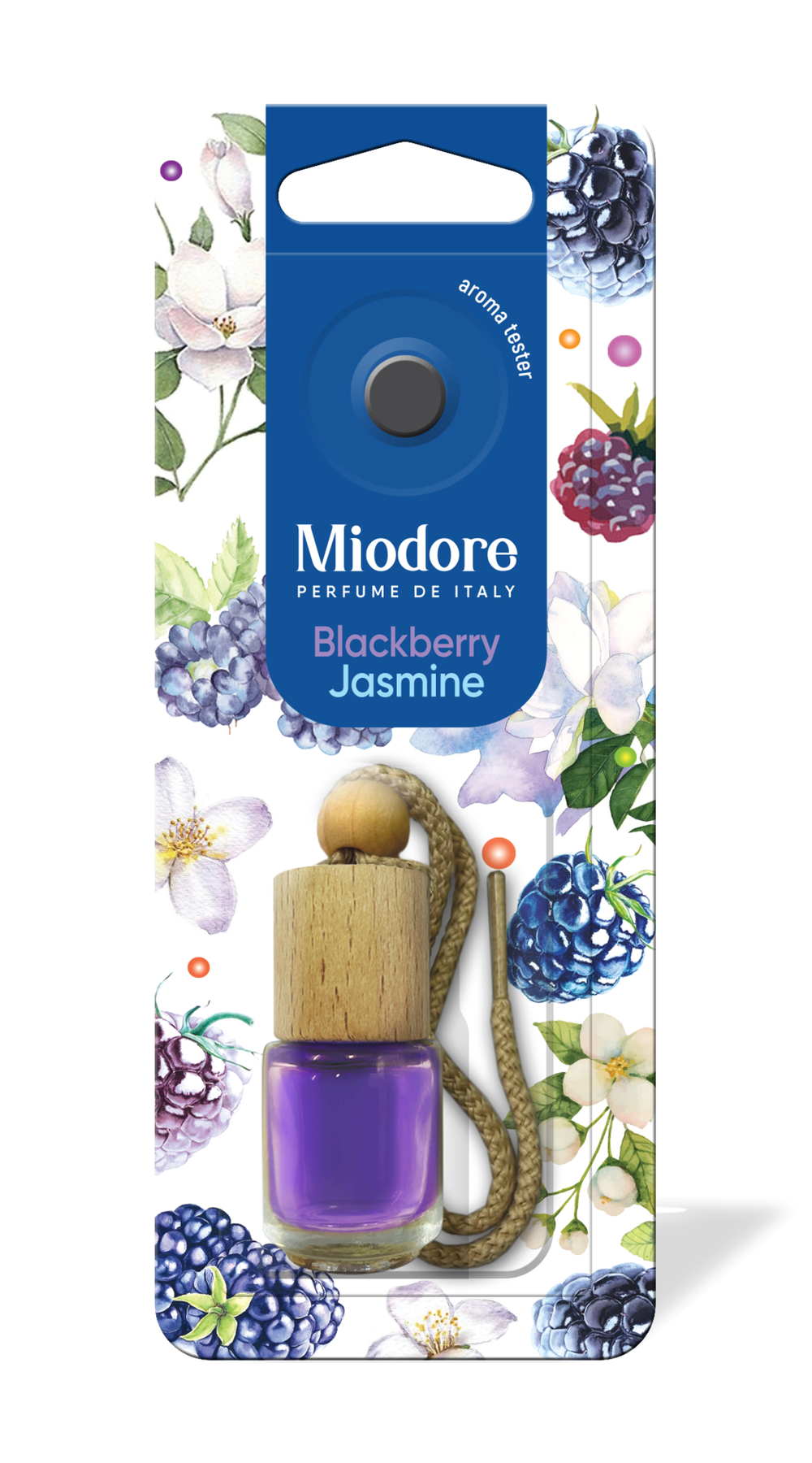 Ароматизатор бочонок MIODORE MDBF-6  BLACKBERRY - JASMINE (ЕЖЕВИКА-ЖАСМИН)