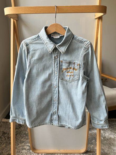 Джинсовая рубашка Bonpoint, 128