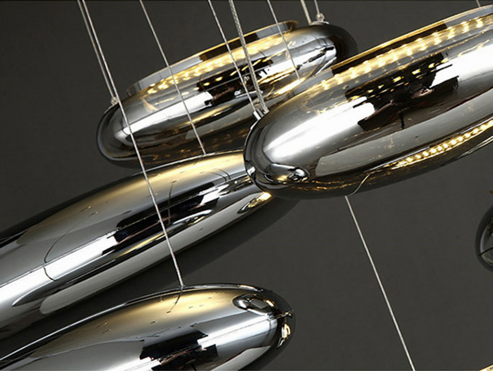 Потолочный дизайнерский светильник  Mercury by Artemide (8 плафонов)