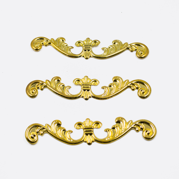 Декор для урны металл золото Орнамент