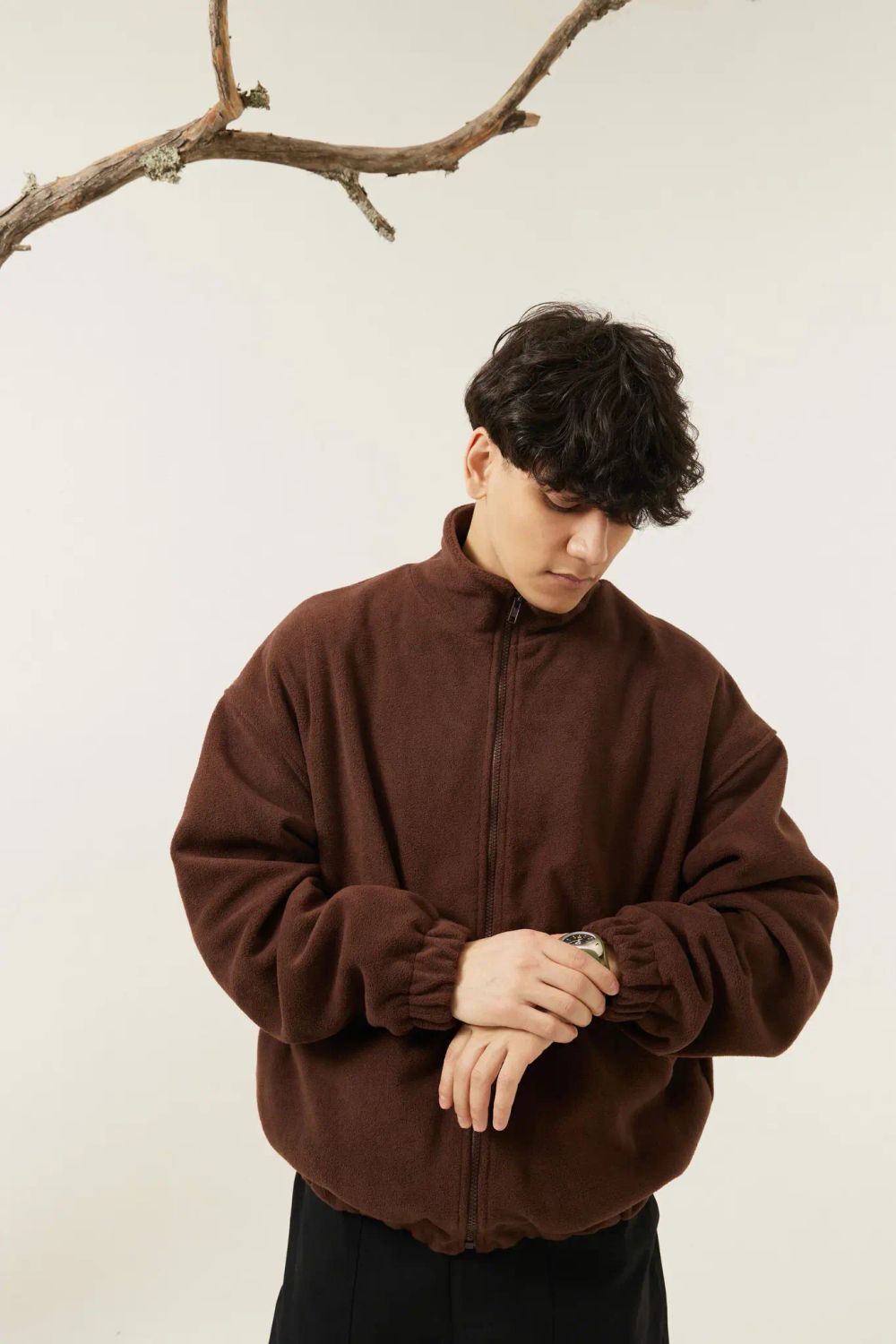 Куртка Called a Garment Флисовая FCF Logo Jacket
vol.2 коричневая