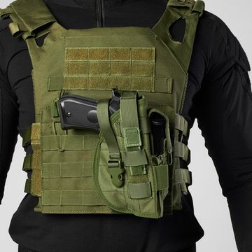 Тактическая кобура с креплением Molle TS40, olive