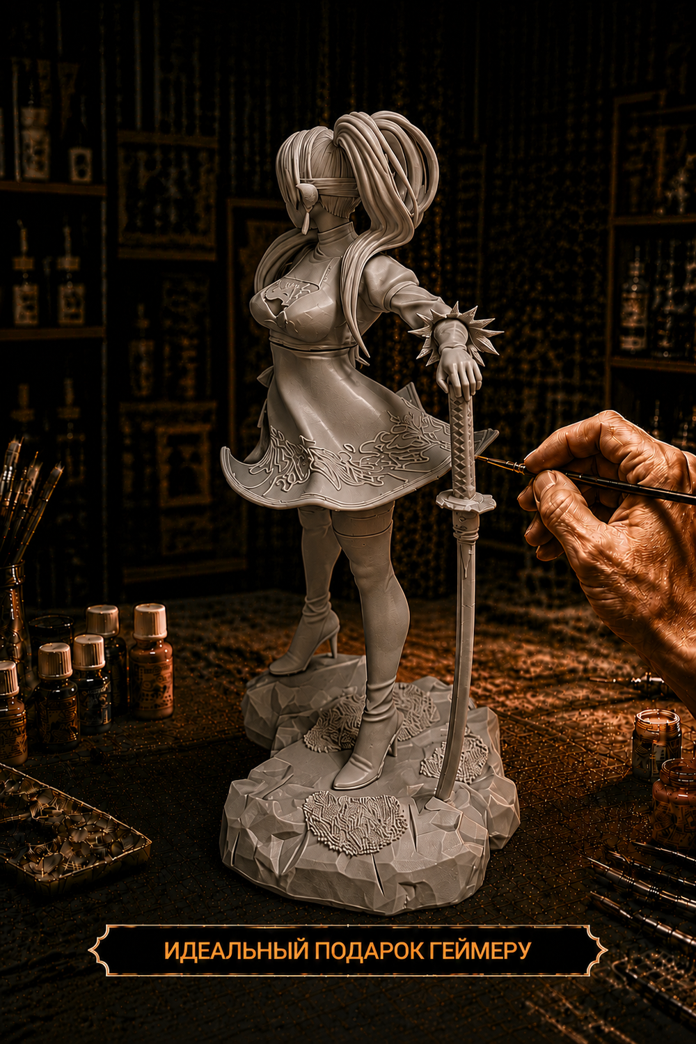 Фигурка, Фрирен, Провожающая в последний путь Фрирен (Nier Automata Sousou no Frieren), высота фигурки 25 см