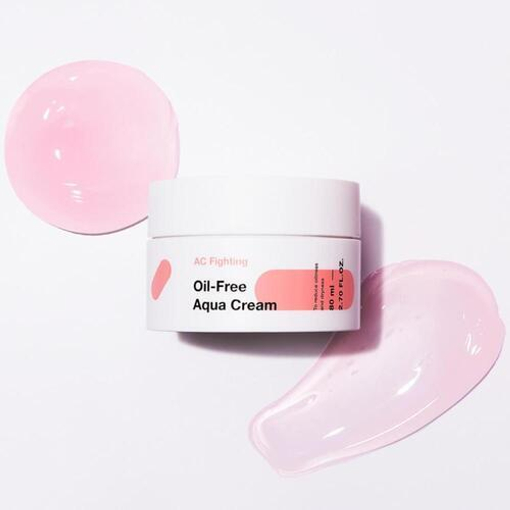 Гель-крем без масел от жирного блеска TIAM AC Fighting Oil-Free Aqua Cream, 80мл