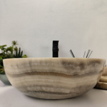 Раковина из оникса Bowl Grey TinLip BO-62975 45*45*15 43