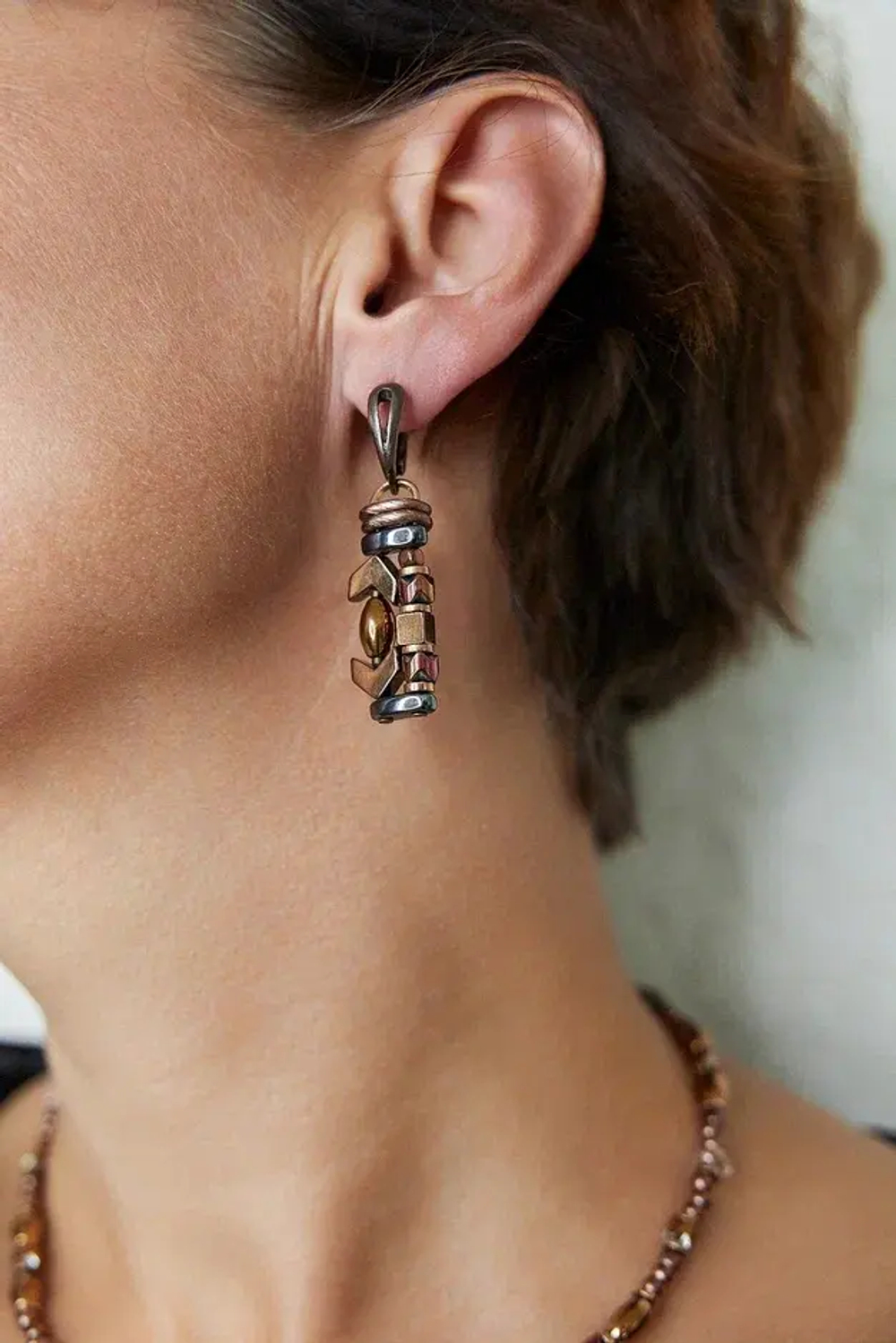 Mosaic G Махагон Серьги арт.0890