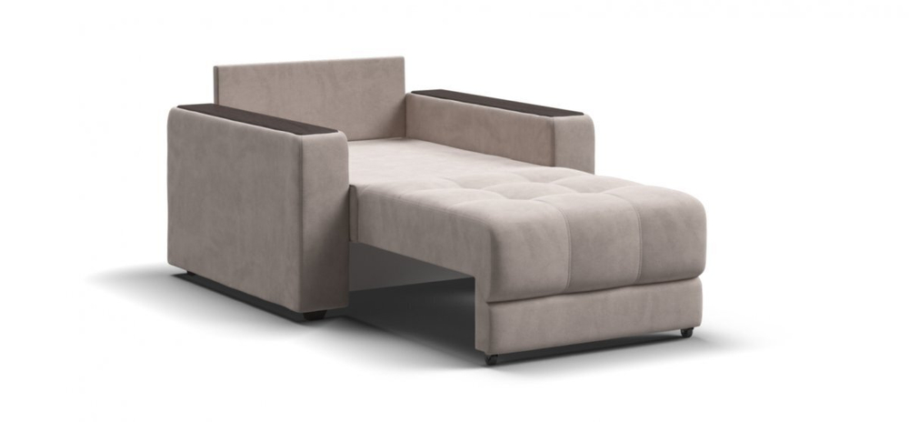 Босс кресло-кровать Велюр Монолит латте