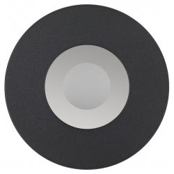 Встраиваемый светильник влагозащищенный ЭРА WR3 BK MR16/GU5.3, IP44, черный